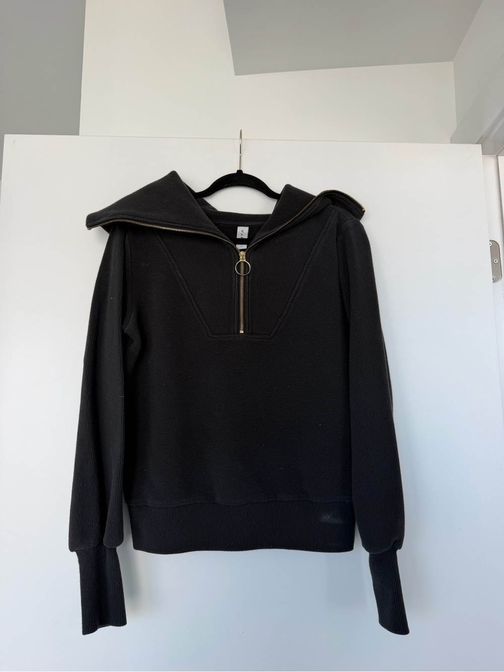 Varley Vine Ribbed Half-Zip Sweatshirt